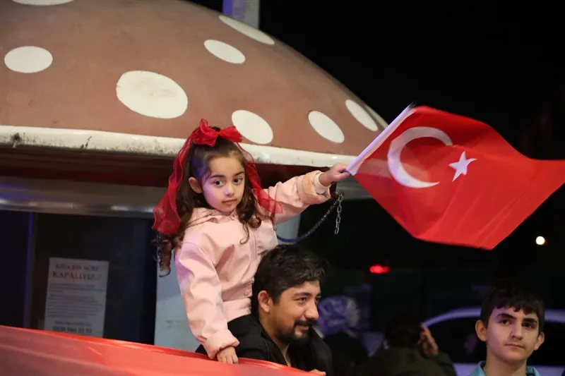 103. Yıl Cumhuriyet Yürüyüşü yapıldı
