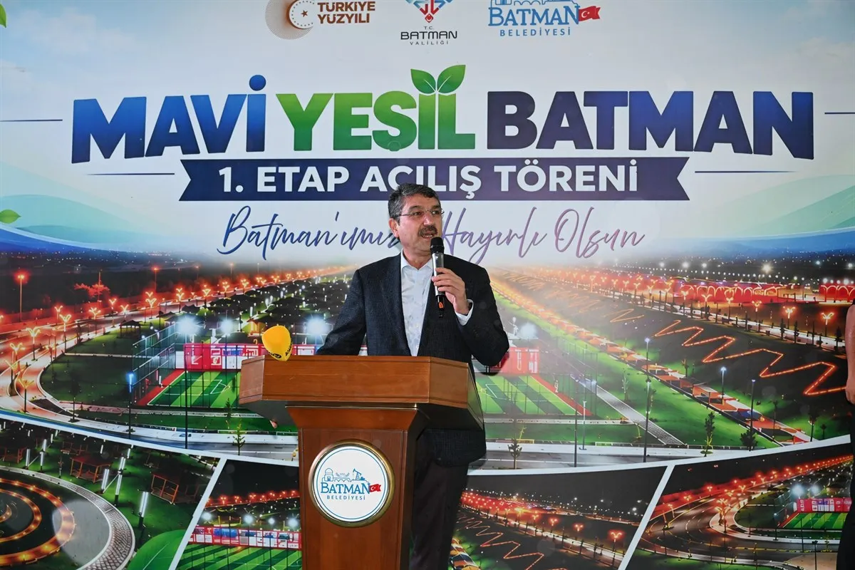 Mavi Yeşil Batman Projesi’nin 1. etabı hizmete açıldı