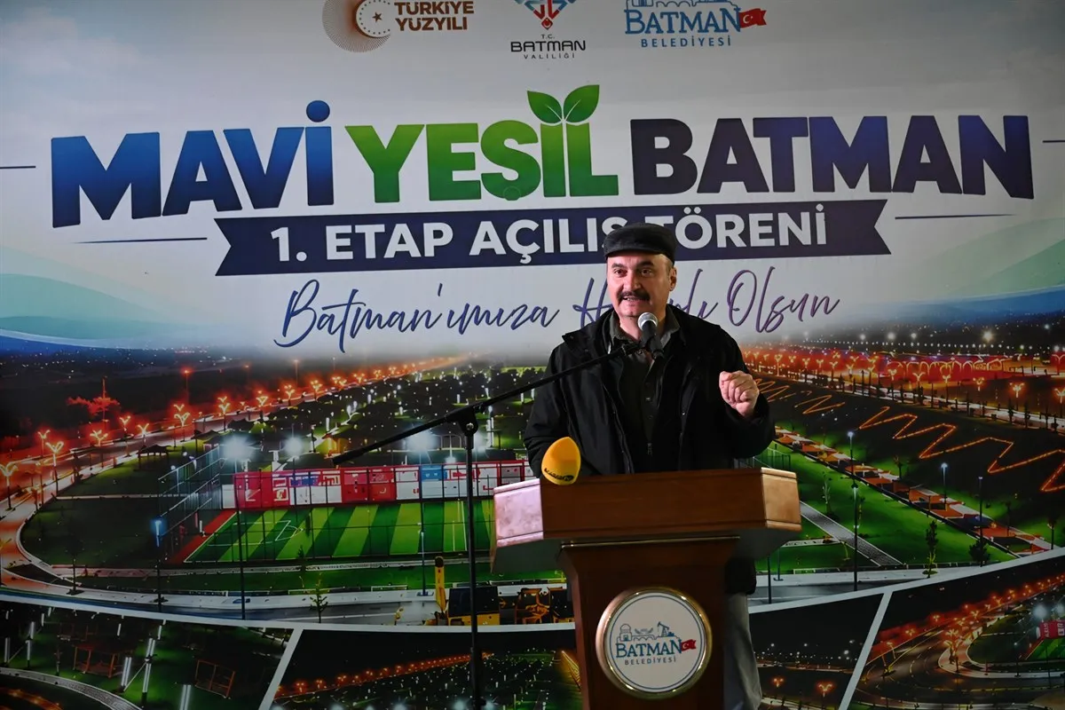 Mavi Yeşil Batman Projesi’nin 1. etabı hizmete açıldı