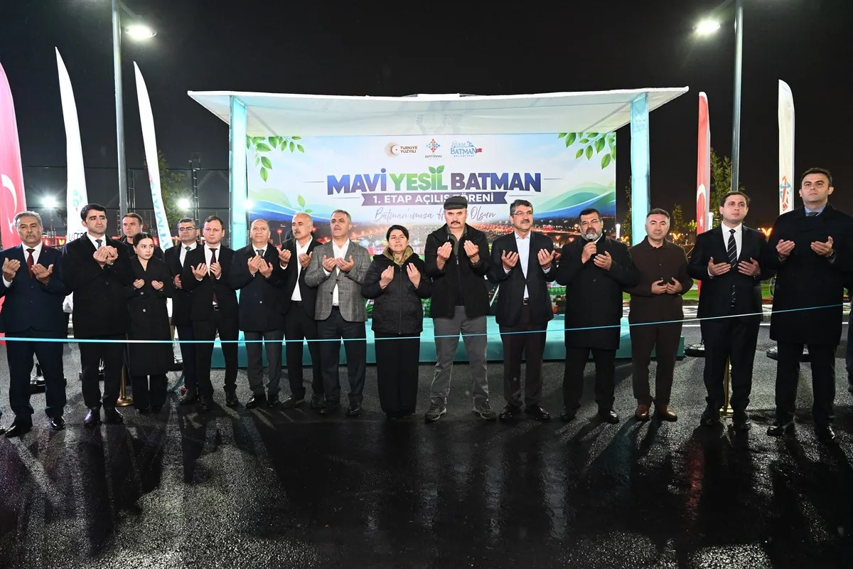 Mavi Yeşil Batman Projesi’nin 1. etabı hizmete açıldı