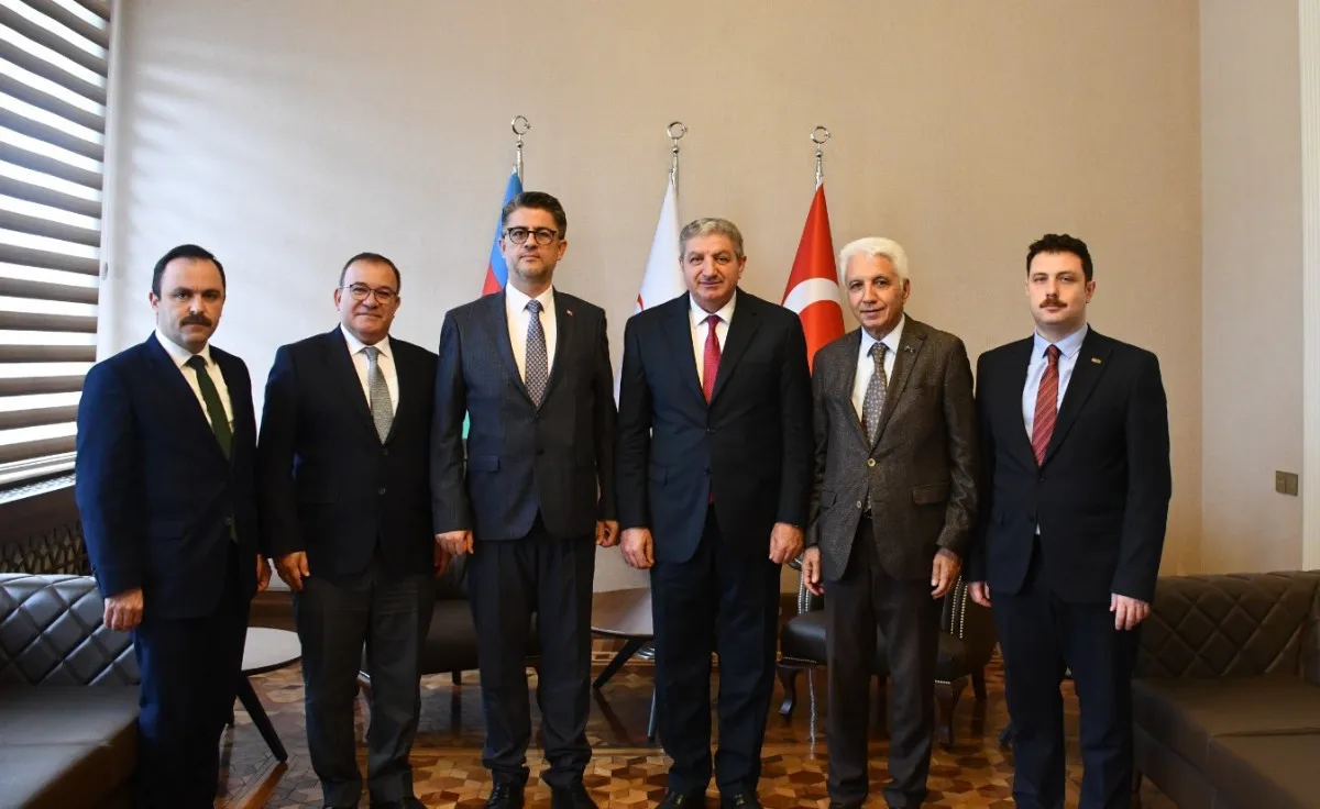 ÇOMÜ ile TİKA Bakü Koordinatörlüğü Arasında Akademik İş Birliği ve yeşil dönüşüm görüşmesi