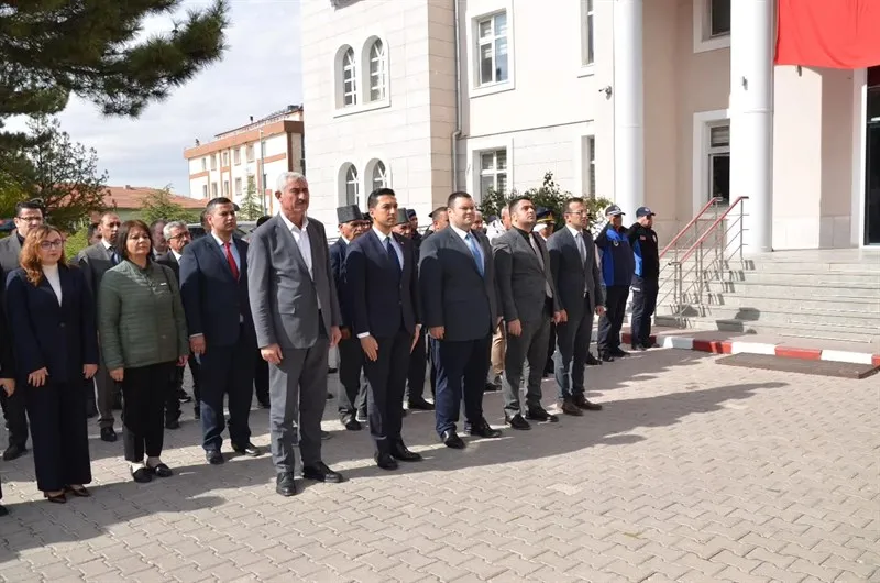 29 Ekim Cumhuriyet Bayramı Çelenk Sunma töreni