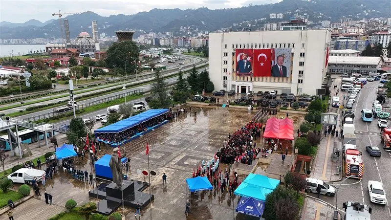 Rize’de Cumhuriyet'in 103. Yılı coşkuyla kutlandı