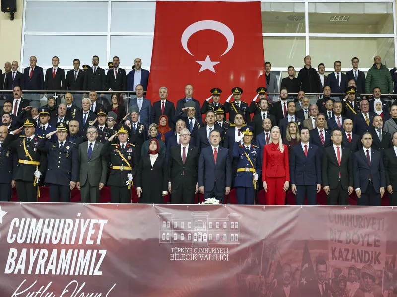 Bilecik’te 29 Ekim Cumhuriyet Bayramı coşkuyla kutlandı