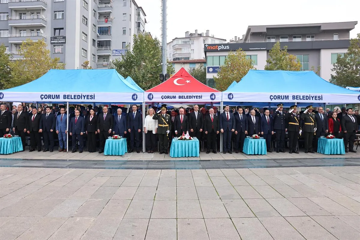 29 Ekim Cumhuriyet Bayramı ve Cumhuriyet'in 103'üncü yılı coşkuyla kutlandı