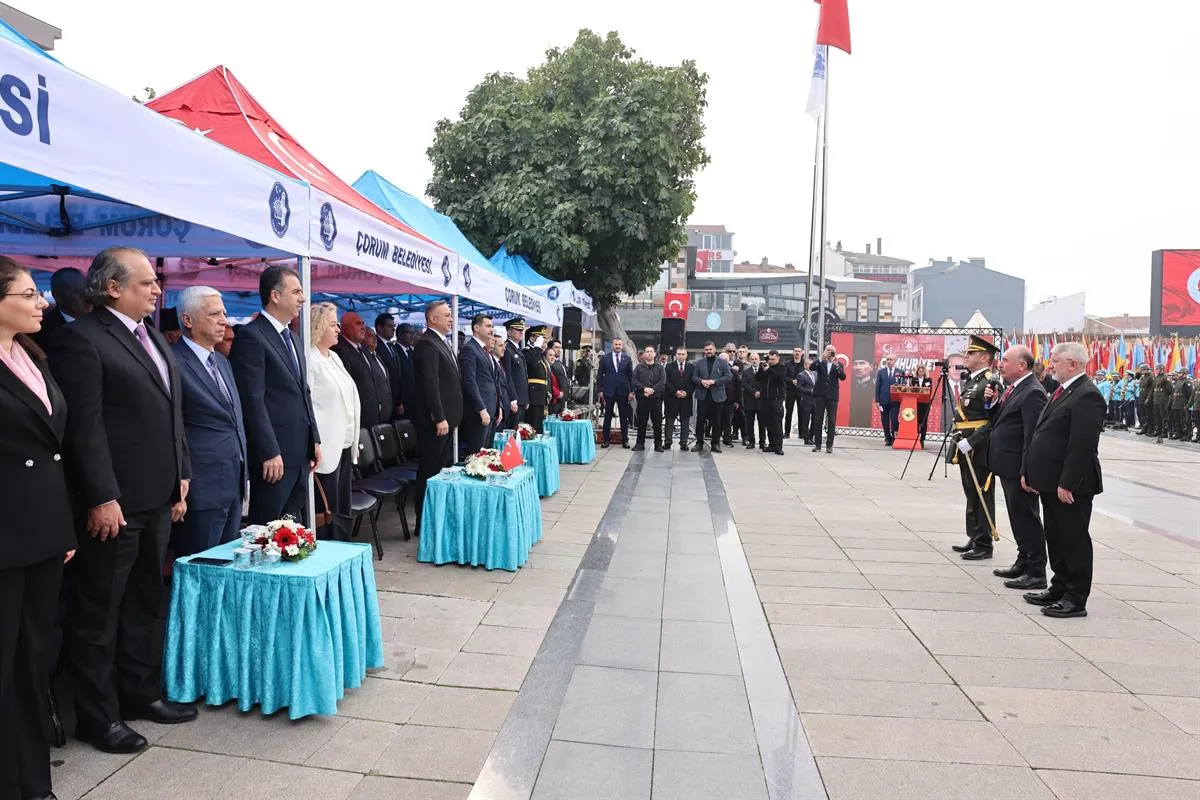 29 Ekim Cumhuriyet Bayramı ve Cumhuriyet'in 103'üncü yılı coşkuyla kutlandı