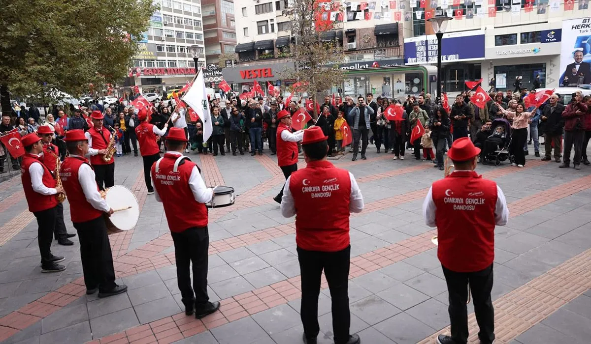 Çankaya’da Cumhuriyet'in 103. Yılı coşkuyla kutlandı
