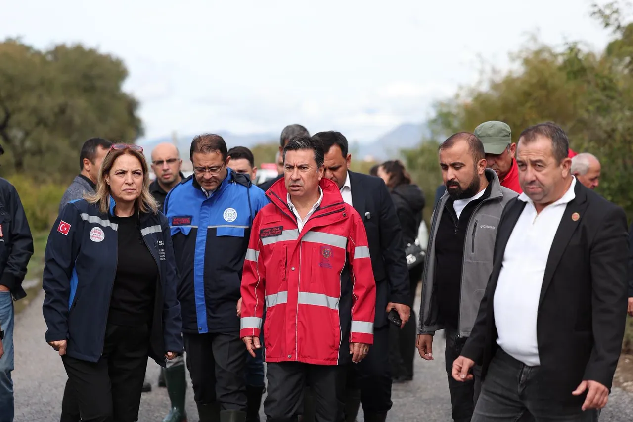 Başkan Aras Dalaman’da yağıştan etkilenen bölgeleri inceledi