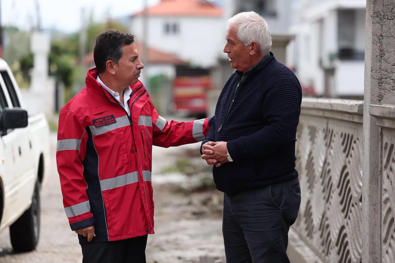 Başkan Aras Dalaman’da yağıştan etkilenen bölgeleri inceledi
