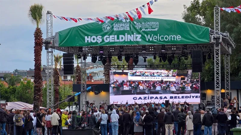 16. Gazipaşa Çekirdeksiz Nar ve Tropikal Meyve Festivali başladı