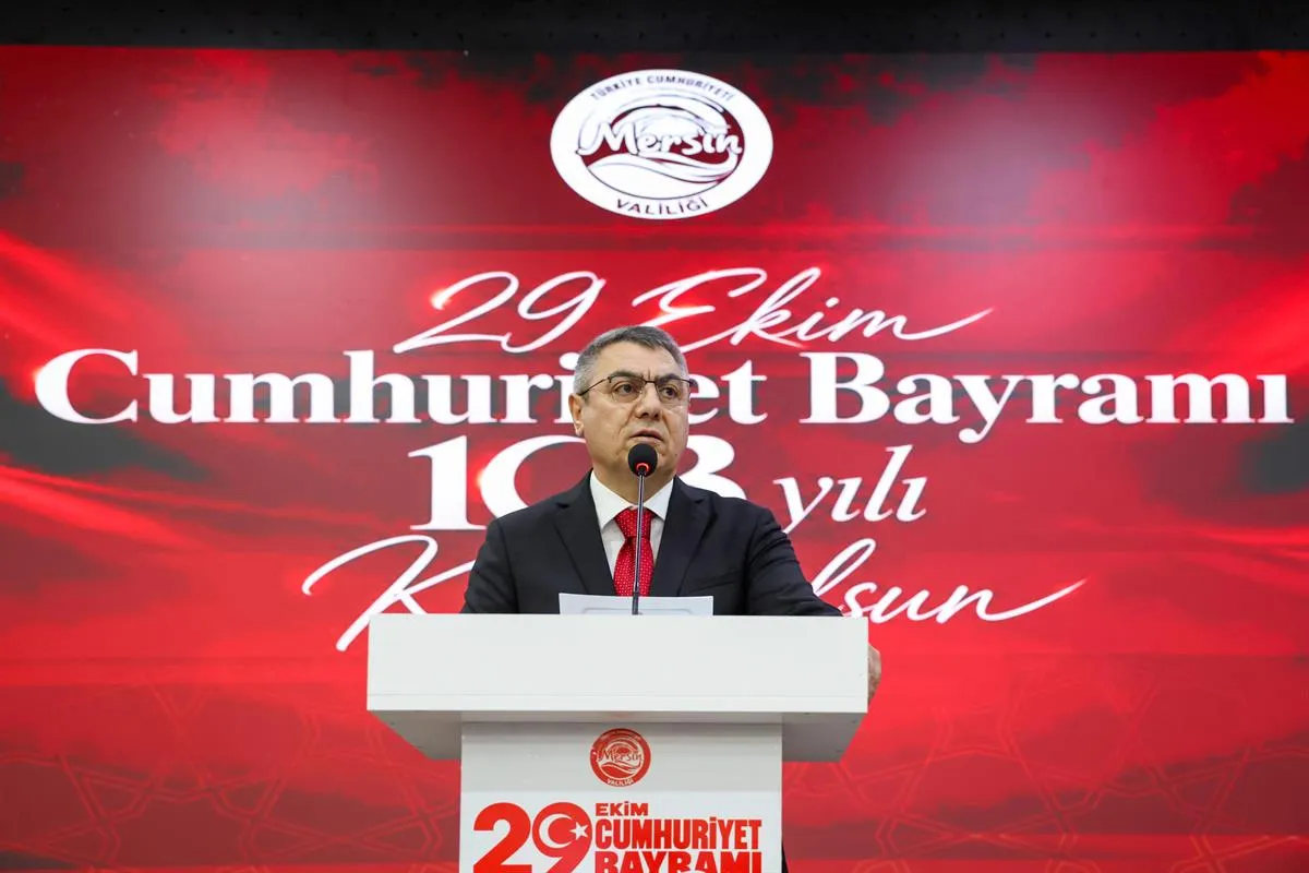 Mersin’de 29 Ekim Cumhuriyet Bayramı Resepsiyonu düzenlendi