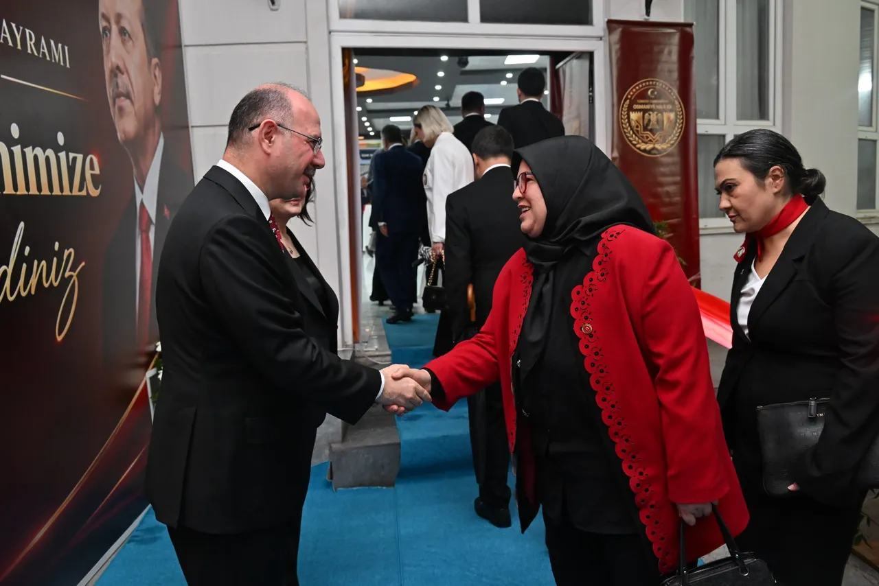 Cumhuriyet'in 103. Yılı onuruna kabul töreni düzenlendi