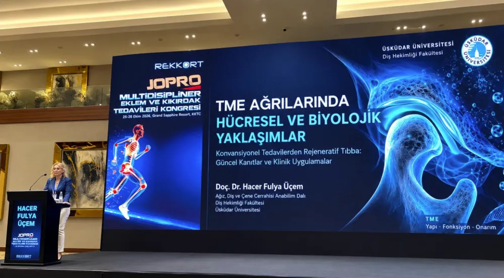 Üsküdarlı akademisyen, diş hekimliğini multidisipliner tıp kongresine taşıdı