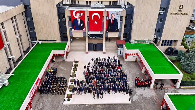 29 Ekim Cumhuriyet Bayramı çelenk sunma töreni