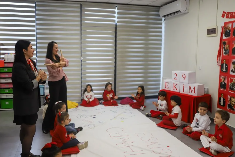 Miniklerden 2026 Eskişehir Yılına Özel Cumhuriyet Tuvali