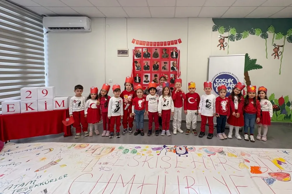 Miniklerden 2026 Eskişehir Yılına Özel Cumhuriyet Tuvali
