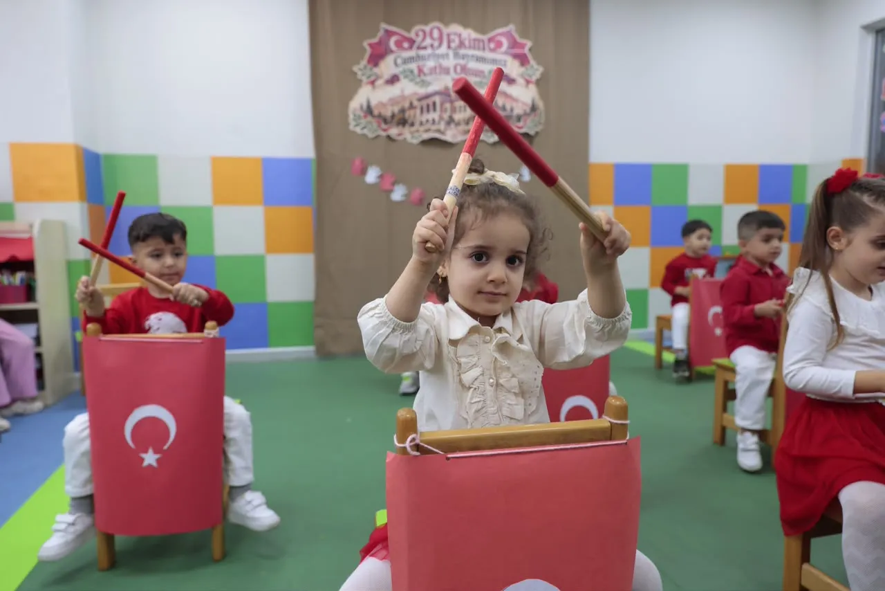 Cumhuriyet Coşkusu Konaklı miniklerin kalbinde yankılandı