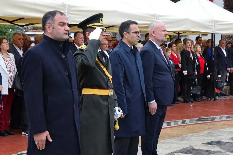 29 Ekim Cumhuriyet Bayramı çelenk sunma töreni