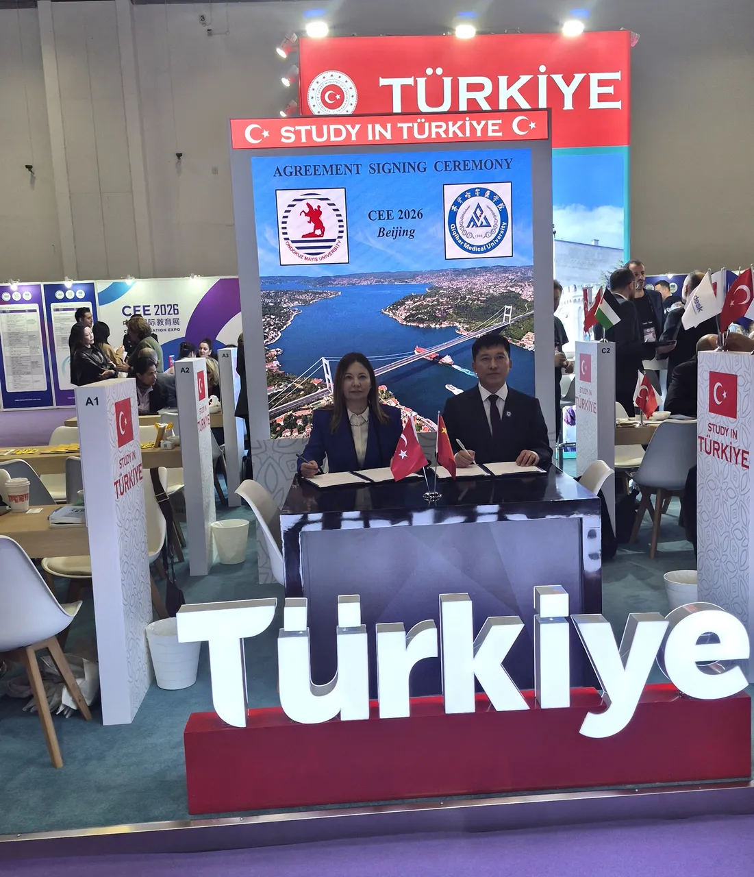 OMÜ Çin’de Qiqihar Tıp Üniversitesi ile ikili iş birliği anlaşması imzalandı