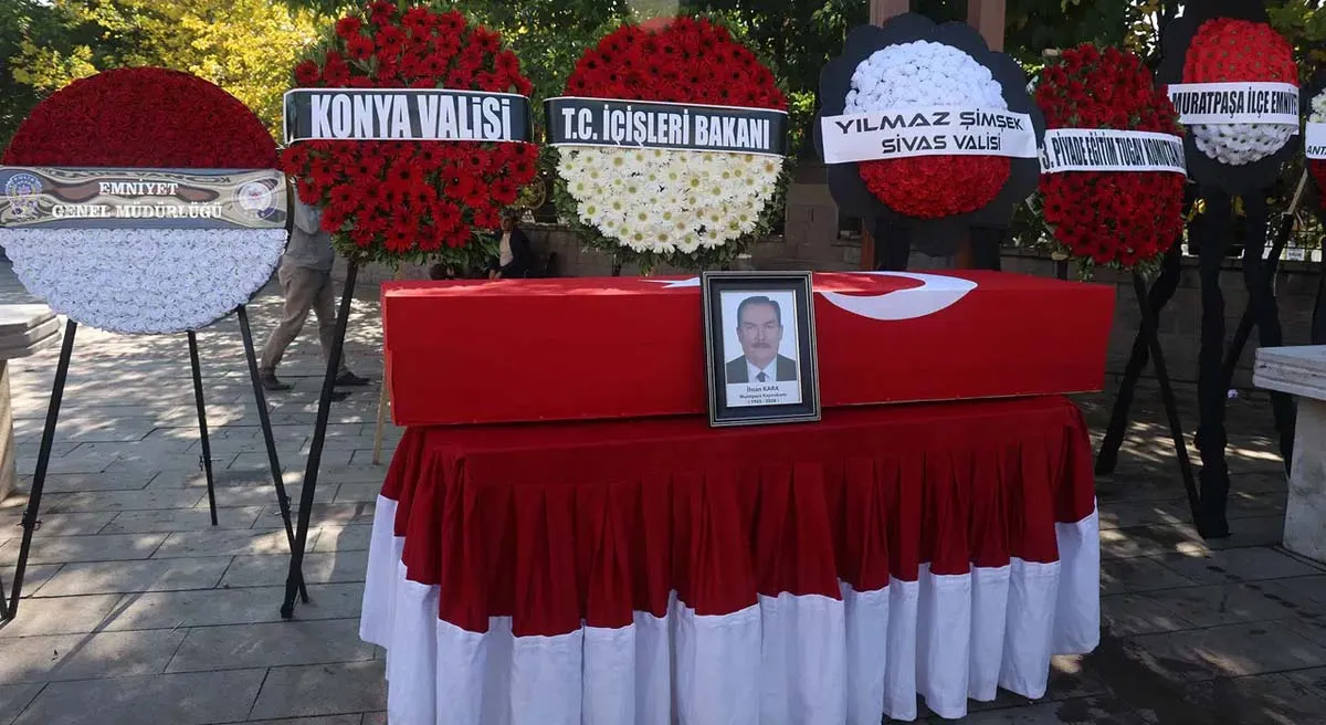 Konya’da Muratpaşa Kaymakamı Kara’ya son veda