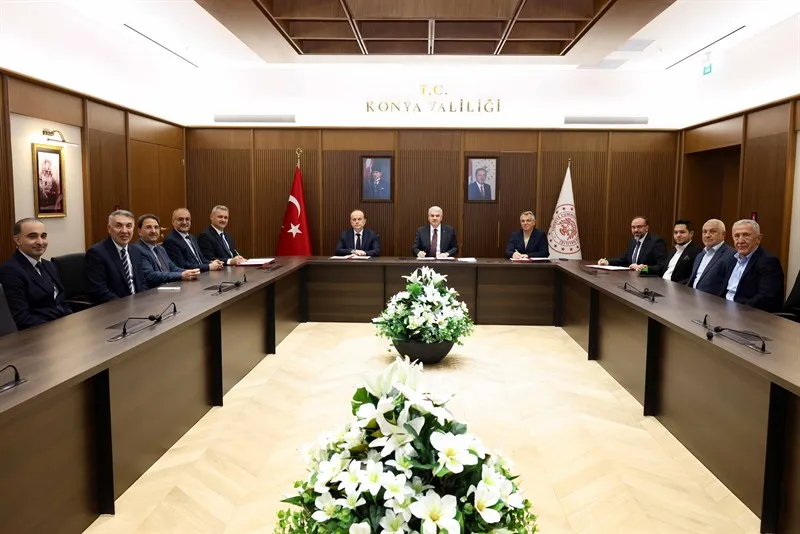 Konya Valisi Akın’ın Katılımıyla Konya Şehir Hastanesi Camii yapım protokolü imzalandı