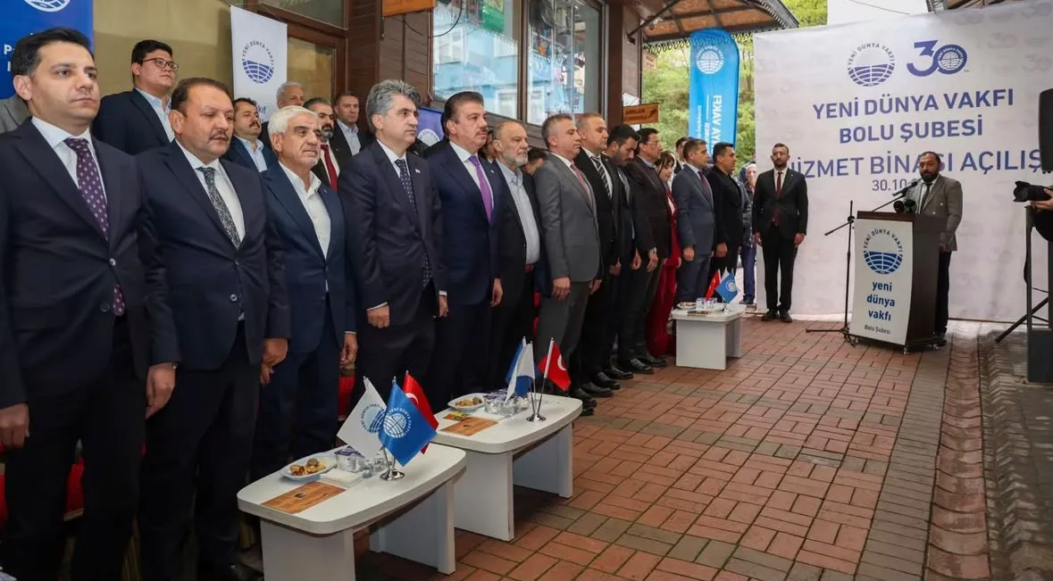 Yeni Dünya Vakfı Bolu şubesi açılış programı