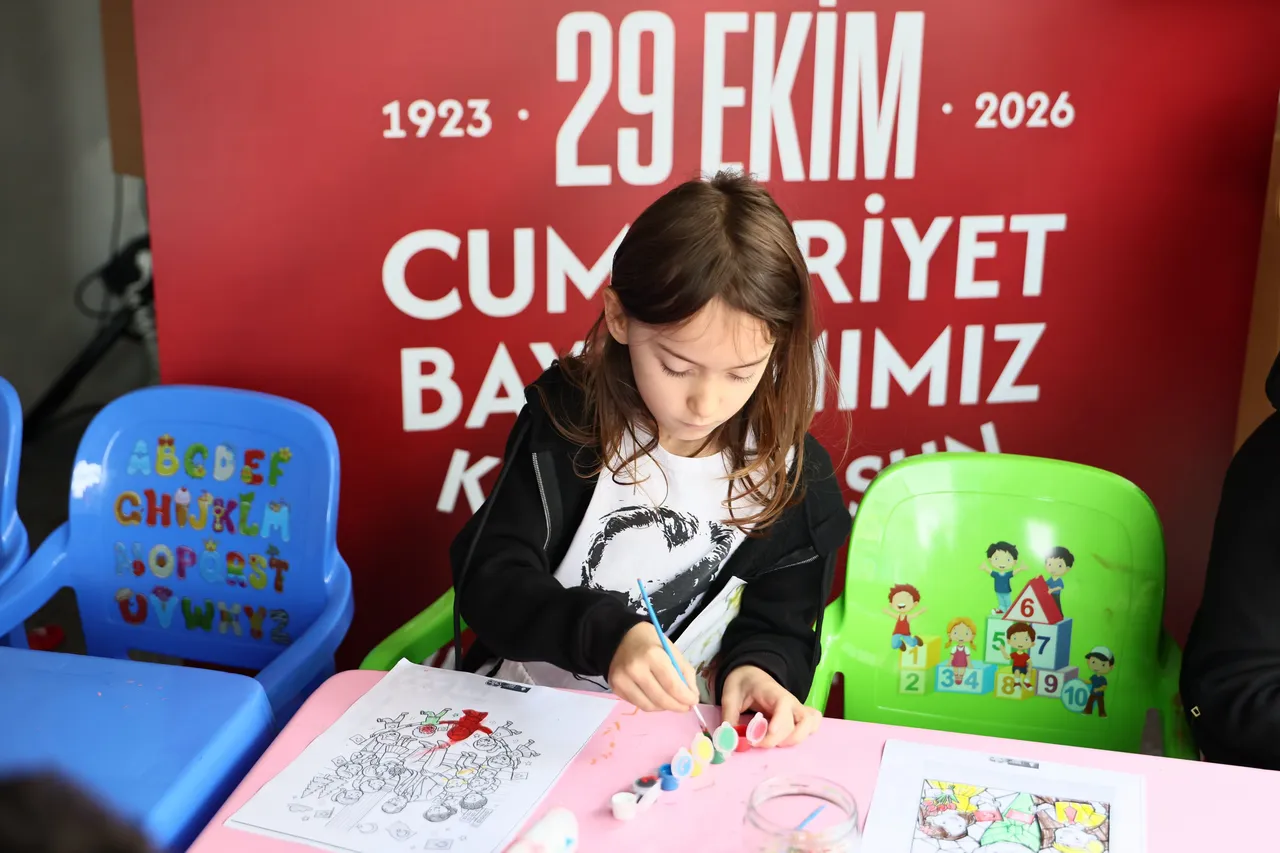 Silivri Çözüm Noktası’nda Çocuklar Cumhuriyet coşkusunu etkinliklerle yaşadı