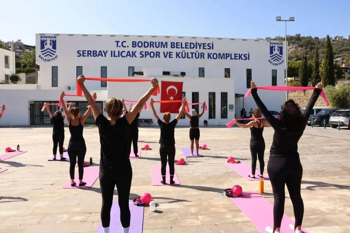 Serbay Ilıcak Spor ve Kültür Kompleksinde pilates dersleri devam ediyor