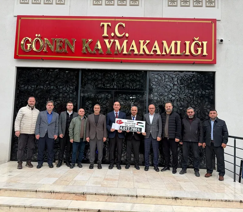 Gönen Kaymakamlığı: Gönen’den Gazze’ye 4 milyon TL’yi aşan yardım