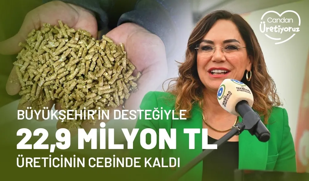 Büyükşehir'in desteğiyle 22,9 milyon TL üreticinin cebinde kaldı